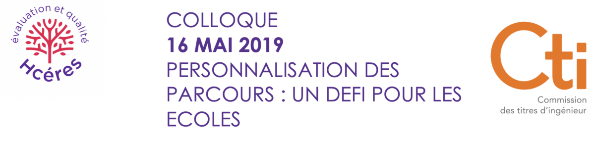 Save the date : colloque Hcéres-CTI le 16 mai sur la personnalisation des parcours