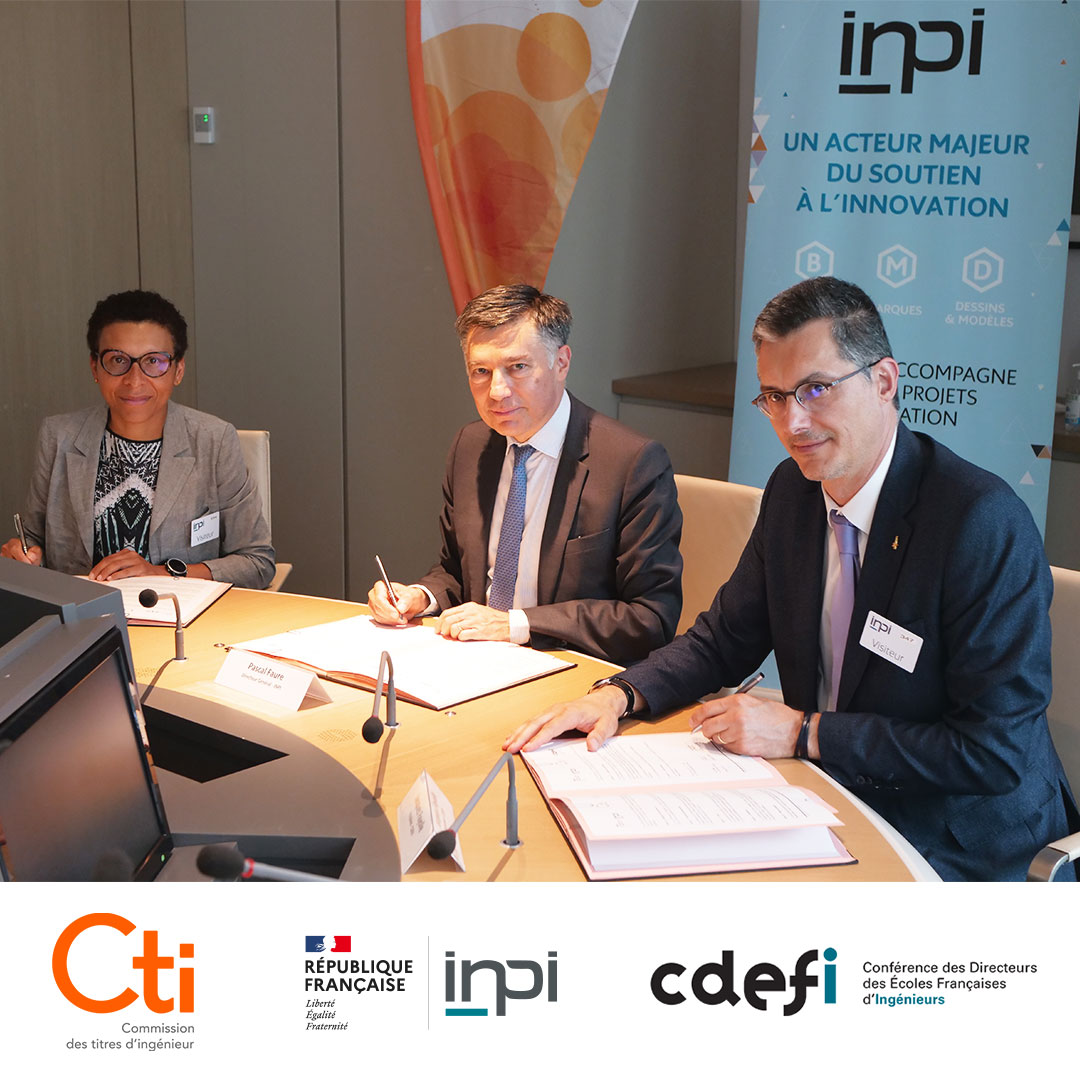 Accord de partenariat CTI -CDEFI – INPI